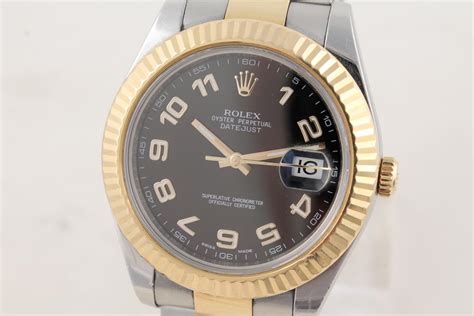 rolex datejust ii stahl gold